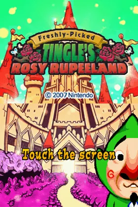 Mogitate Tingle no Barairo Rupee Land (Japan) screen shot title